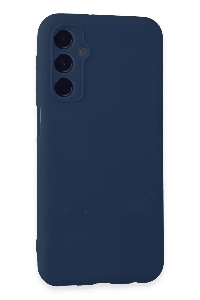 Newface Samsung Galaxy M34 5G Kılıf First Silikon - Lacivert