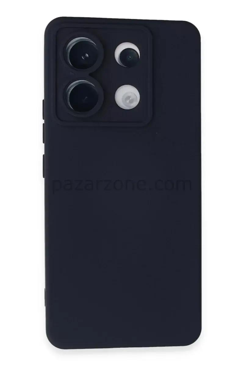 Newface Xiaomi Redmi Note 13 Pro 5G Kılıf Nano içi Kadife Silikon - Lacivert