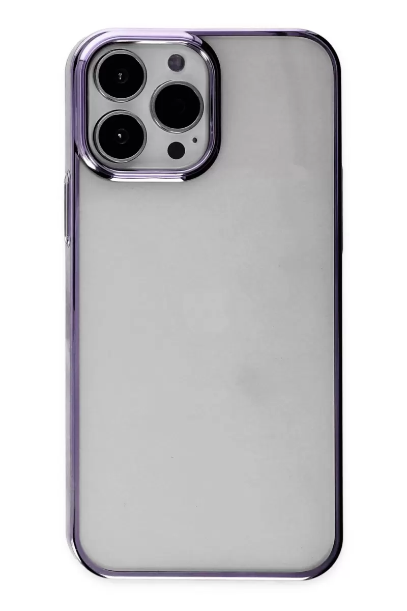Newface Apple iPhone 14 Pro Kılıf Element Silikon - Mor