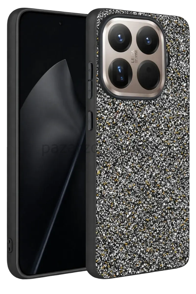 Onegif Xiaomi Mi 15T Pro Bright Simli Kapak - Gold