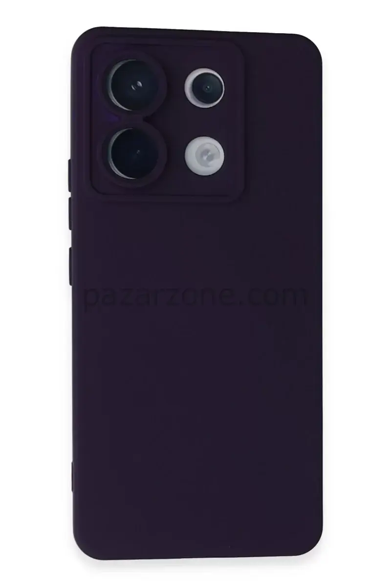 Newface Xiaomi Redmi Note 13 Pro 5G Kılıf Nano içi Kadife Silikon - Mor