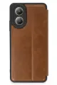 Newface Oppo A38 Kılıf Flip Cover - Taba