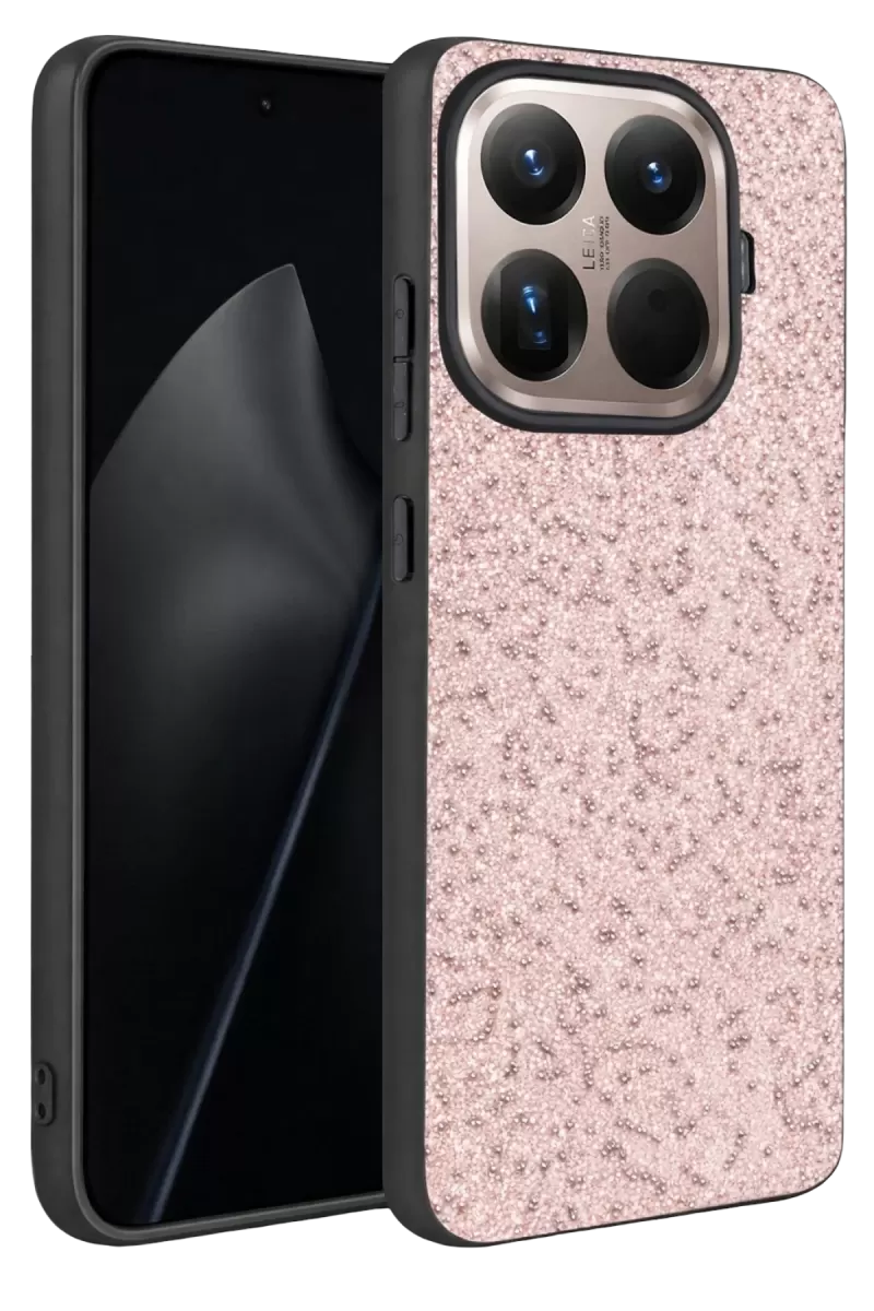 Onegif Xiaomi Mi 15T Pro Bright Simli Kapak - Pembe