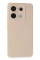 Newface Xiaomi Redmi Note 13 Pro 5G Kılıf Nano içi Kadife Silikon - Pudra