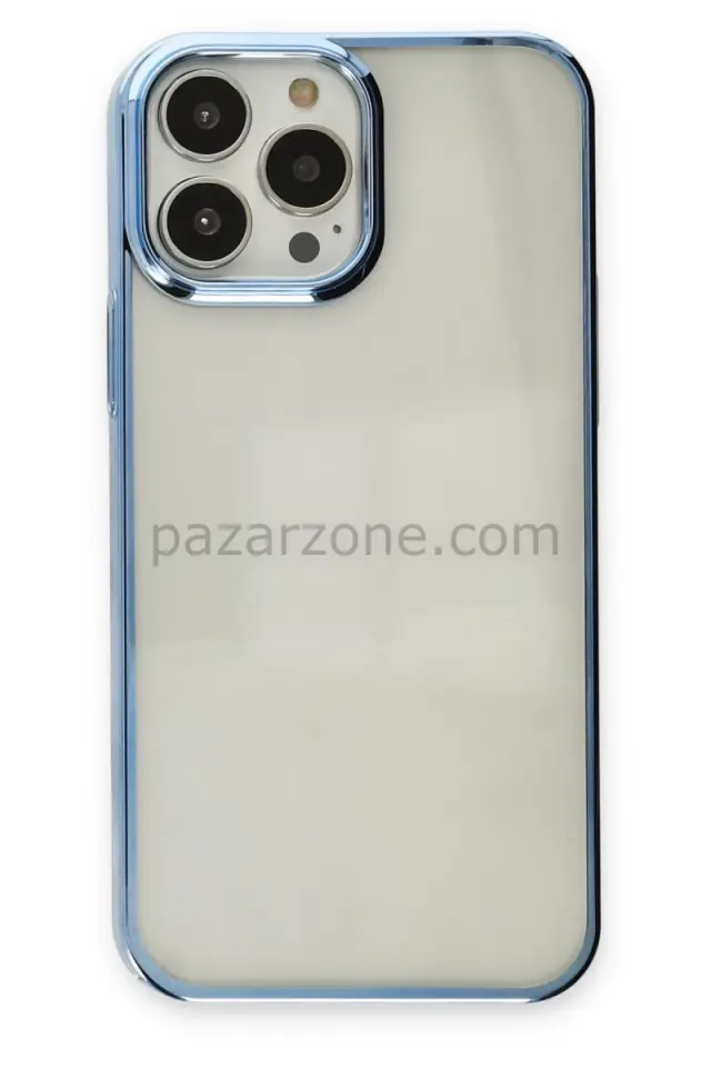 Newface Apple iPhone 14 Pro Kılıf Element Silikon - Sky Blue