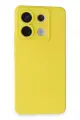 Newface Xiaomi Redmi Note 13 Pro 5G Kılıf Nano içi Kadife Silikon - Sarı