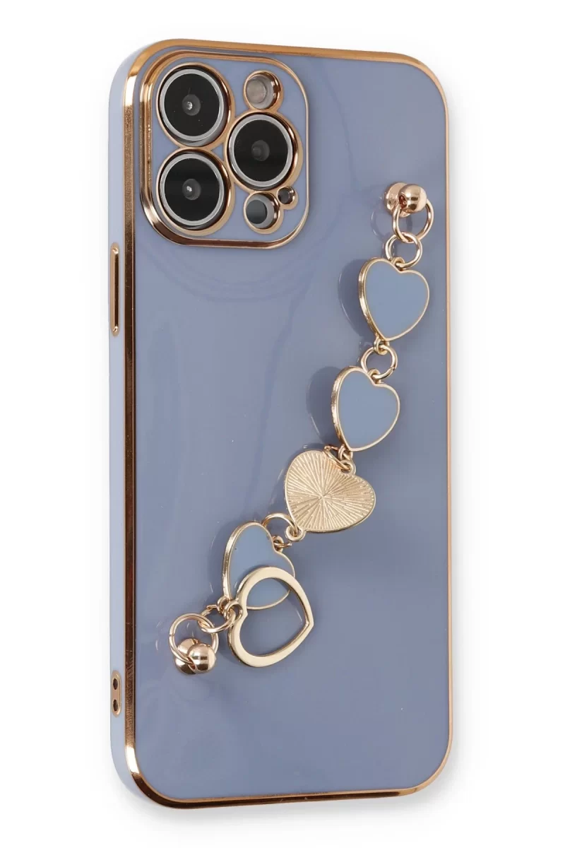 Newface Apple iPhone 14 Pro Kılıf Esila Silikon - Gri