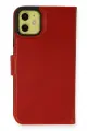 Newface Apple iPhone 13 Mini Kılıf Trend S Plus Kapaklı Kılıf - Kırmızı