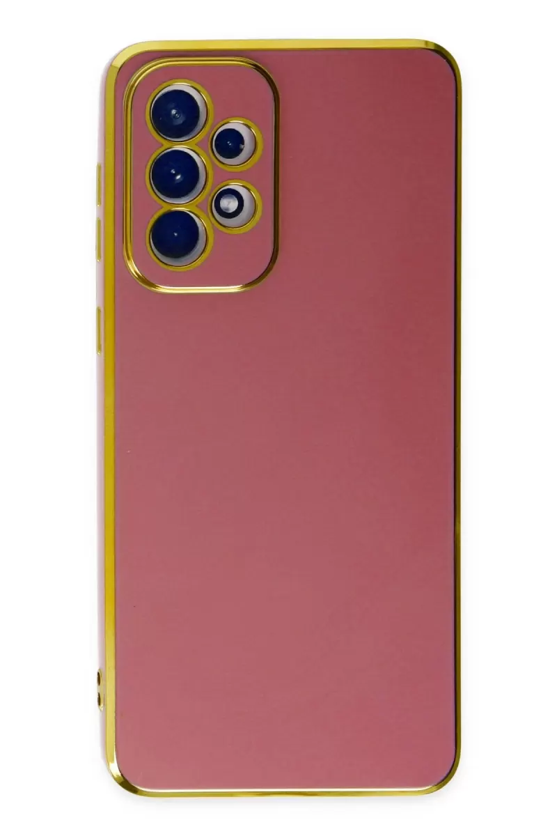 Newface Samsung Galaxy A53 5G Kılıf Volet Silikon - Kırmızı