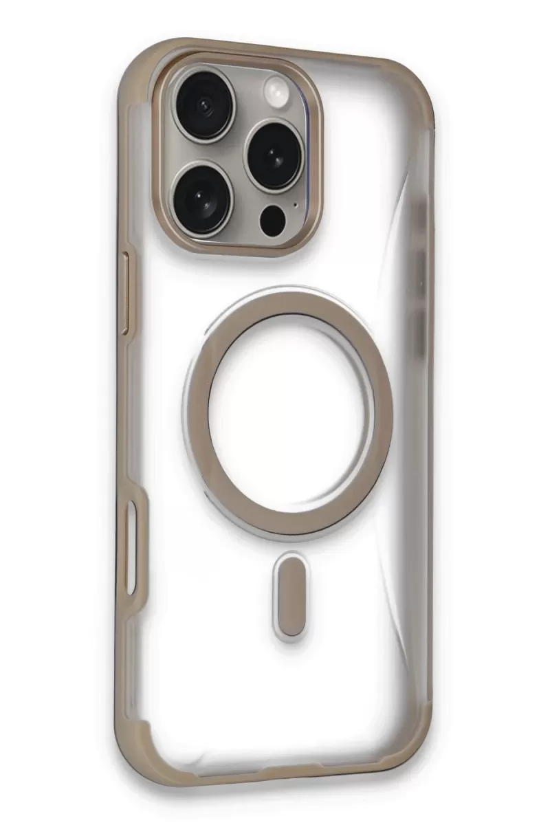 Joko Apple iPhone 16 Pro Max Hilton Magsafe Kapak - Gold