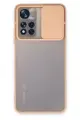 Newface Xiaomi Redmi Note 11 Pro Plus 5G Kılıf Palm Buzlu Kamera Sürgülü Silikon - Pembe