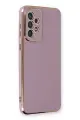 Newface Samsung Galaxy A53 5G Kılıf Volet Silikon - Mor