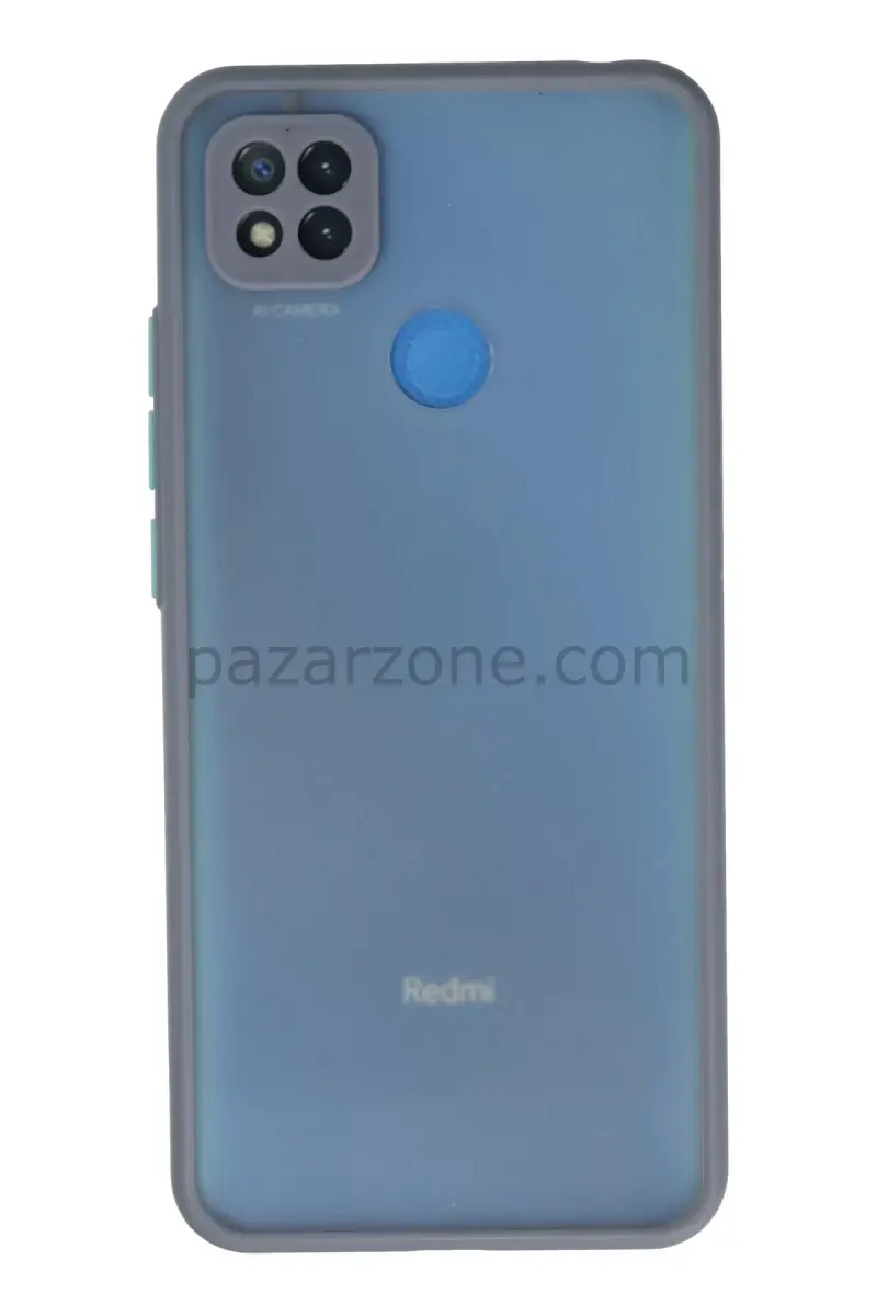 Newface Xiaomi Redmi 9C Kılıf Montreal Silikon Kapak - Gri