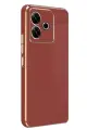 Newface Xiaomi Redmi 13 4G Kılıf Volet Silikon - Kırmızı