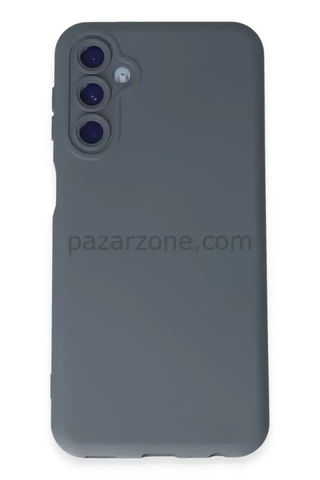 Newface Samsung Galaxy M34 5G Kılıf Nano içi Kadife Silikon - Gri