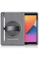 Newface Apple iPad 10.2 (7.nesil) Kılıf Hand Strap Tablet Kılıfı - Gri