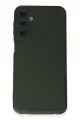 Newface Samsung Galaxy M34 5G Kılıf Nano içi Kadife Silikon - Koyu Yeşil