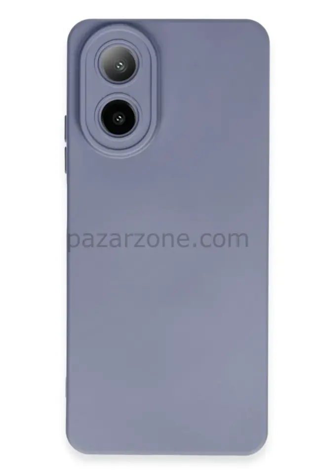 Newface Oppo A38 Kılıf Nano içi Kadife Silikon - Gri
