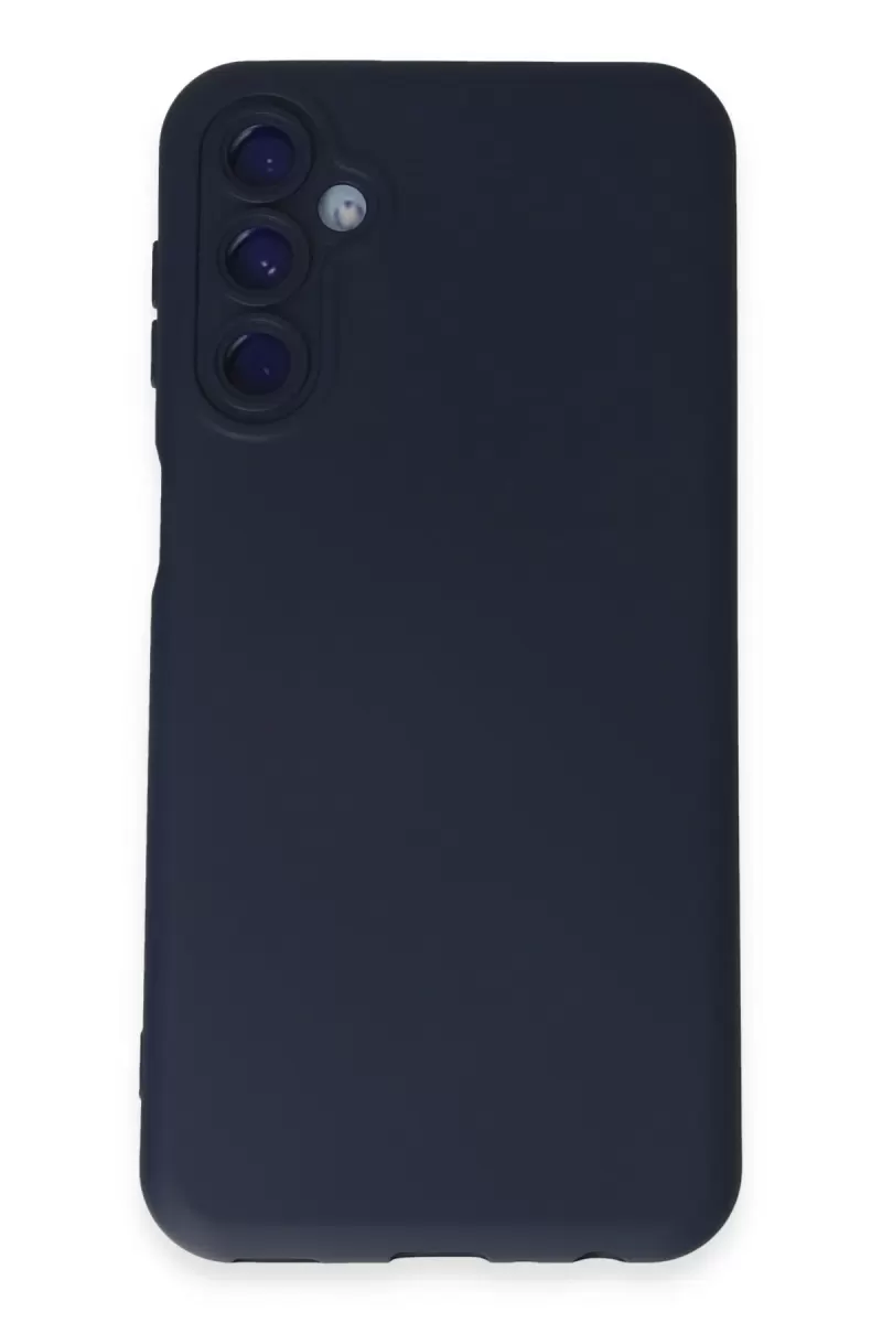 Newface Samsung Galaxy M34 5G Kılıf Nano içi Kadife Silikon - Lacivert
