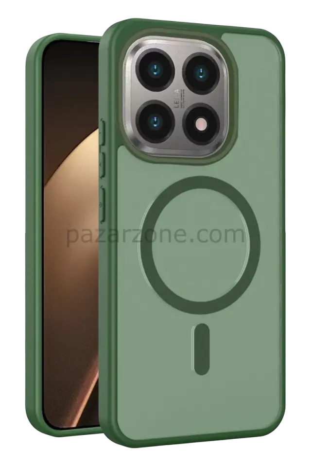 Joko Xiaomi Mi 15T Jota Magsafe Kapak - Koyu Yeşil
