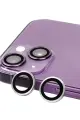 Newface Apple iPhone 13 Mini Raze Metal Kamera Lens - Gümüş