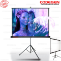 Codegen TX-18 TRIPOD PROJEKSİYON PERDESİ 180X180 (Arkası Siyah Fonlu - Taşınabilir Ayaklı Model)