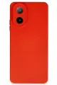 Newface Oppo A38 Kılıf Nano içi Kadife Silikon - Kırmızı