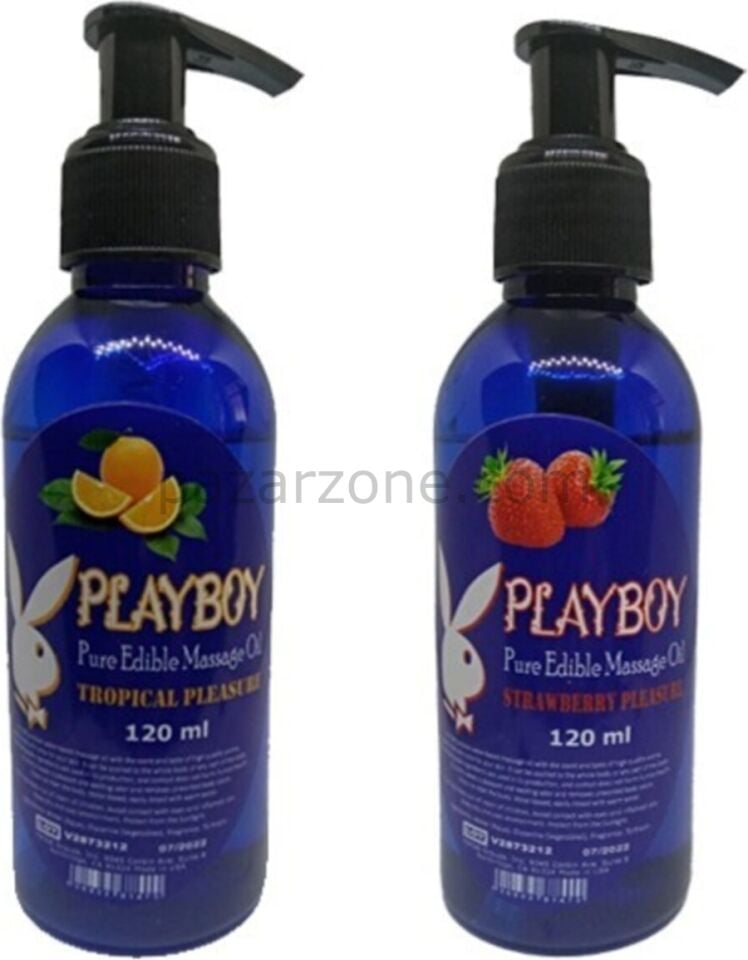 Playboy Portakal ve Çilek Aromalı Masaj Yağı