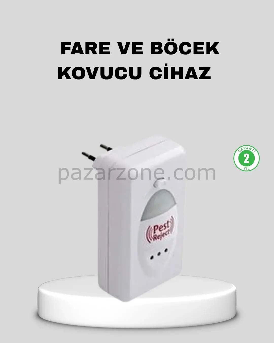 Ultrasonik Haşere Kovucu Cihaz – Sessiz, Kimyasalsız ve Etkili Koruma