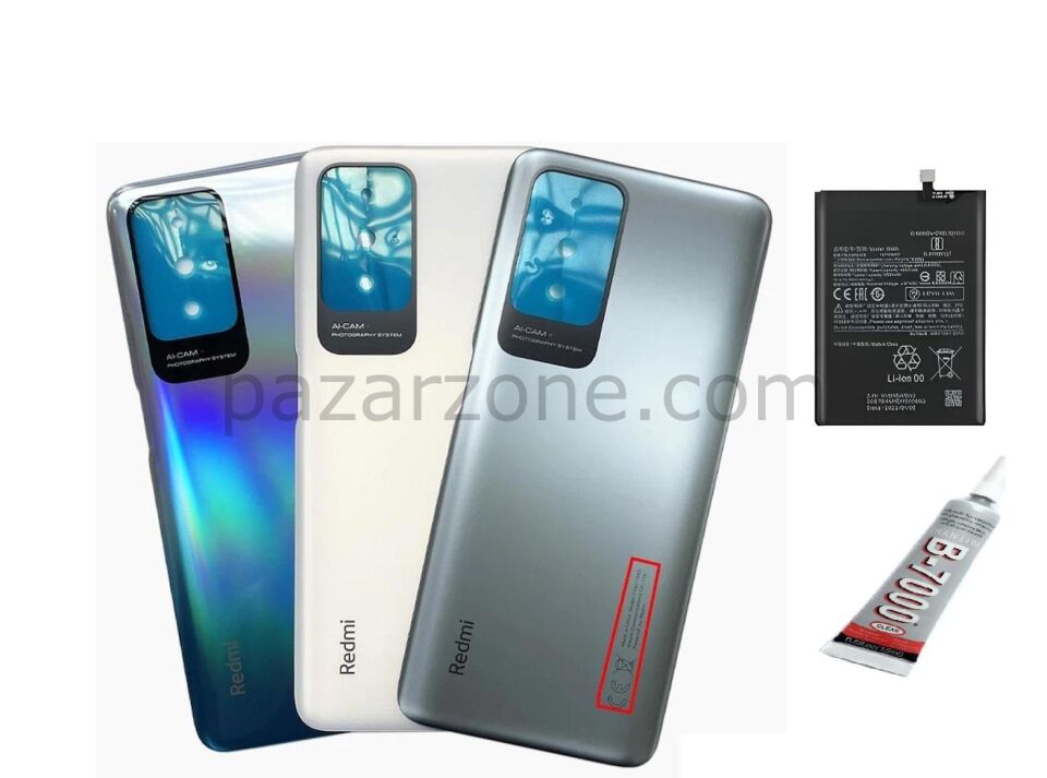 REDMİ 10 2022 ARKA BATARYA KAPAĞI ,BATARYA VE B700