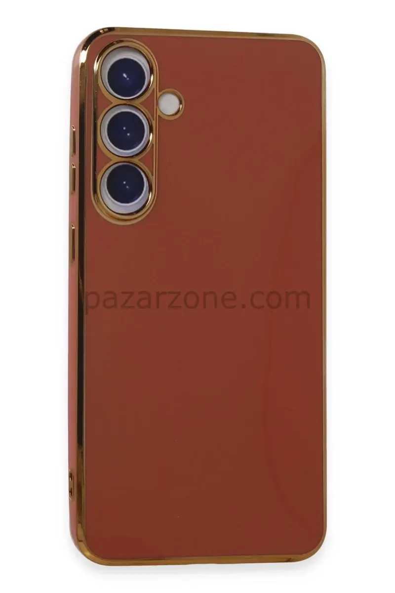 Newface Samsung Galaxy S24 Kılıf Volet Silikon - Kırmızı