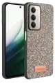 Onegif Xiaomi Redmi 15 4G Bright Simli Kapak - Gümüş