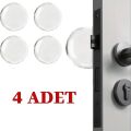 Şeffaf Silikon Mobilya ve Kapı Durdurucu Darbe Pedi 4'lü Set