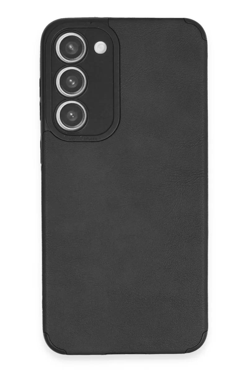 Newface Samsung Galaxy S23 Plus Kılıf Loop Deri Silikon - Siyah