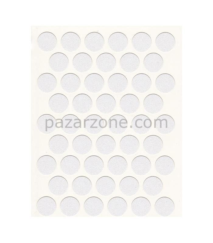 Yapışkanlı Vida Tapası (Beyaz) 10 mm
