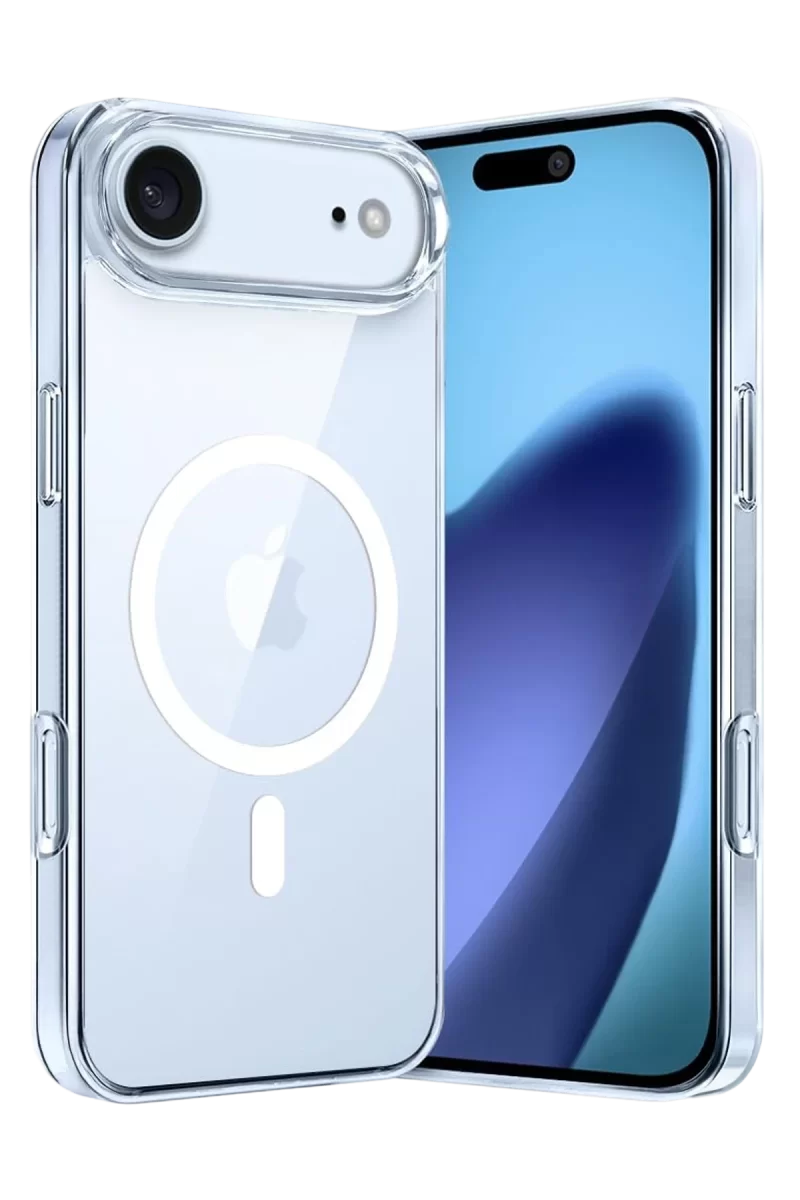 Newface Apple iPhone 17 Air Combo Sert Şeffaf Magsafe Kapak - Şeffaf