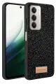 Onegif Xiaomi Redmi 15 4G Bright Simli Kapak - Siyah
