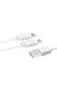 Konfulon S56 2in1 (Lightning-Micro USB) Kablo 1.2M 2.1A