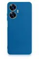 Newface Realme C55 Kılıf First Silikon - Mavi