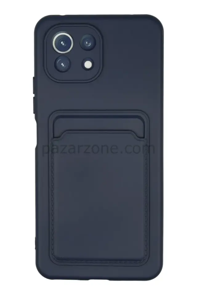 Newface Xiaomi Mi 11 Kılıf Kelvin Kartvizitli Silikon - Lacivert