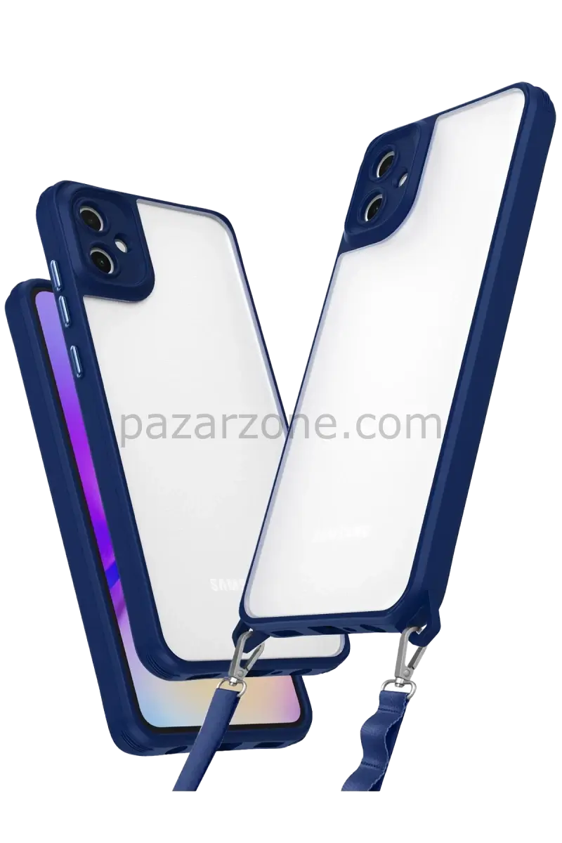 Newface Samsung Galaxy A06 Kılıf Penta Silikon Kılıf - Lacivert