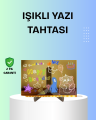 Yaratıcı Çizim ve Mesajlar İçin LED Işıklı Renkli Tahta