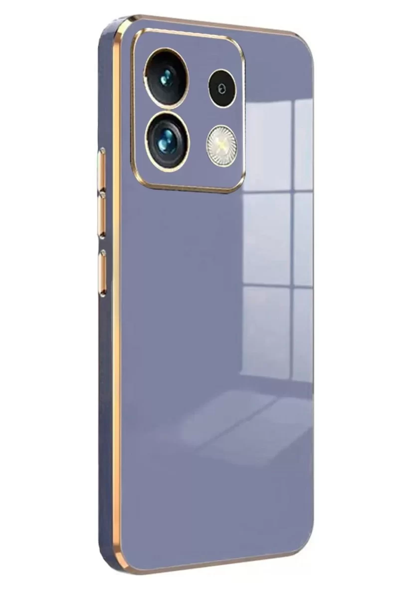 Newface Xiaomi Poco M6 Pro 4G Kılıf Volet Silikon - Mavi
