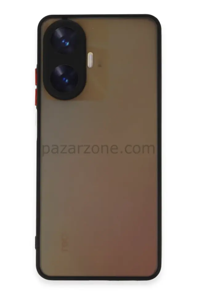 Newface Realme C55 Kılıf Montreal Silikon Kapak - Siyah