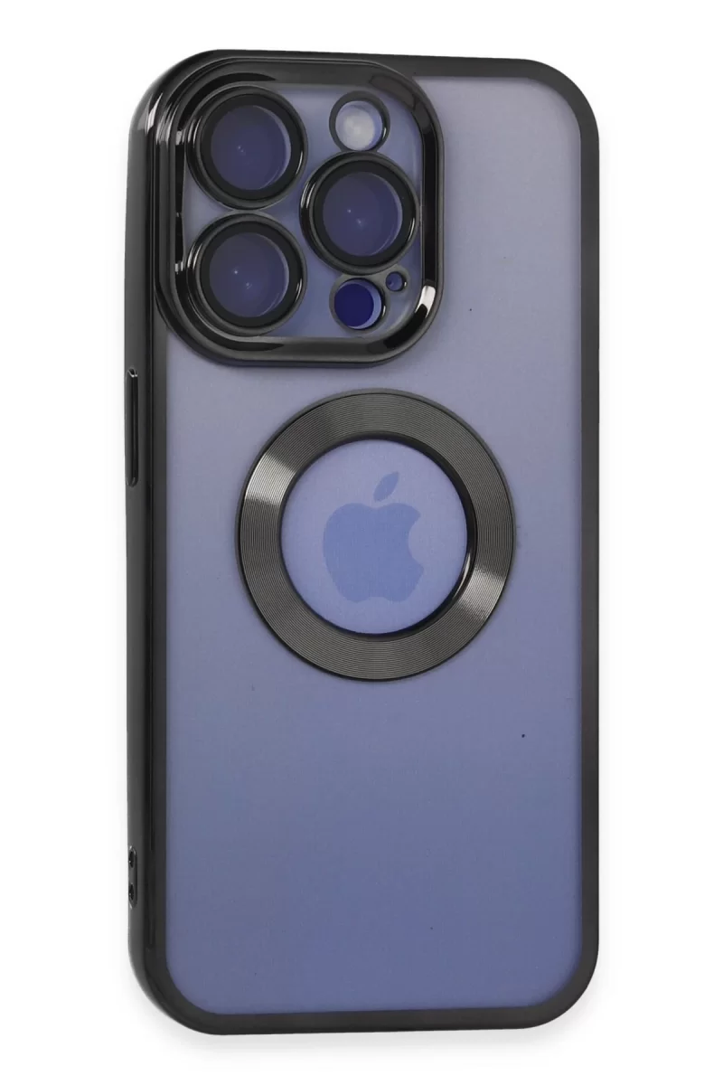 Newface Apple iPhone 15 Pro Max Kılıf Slot Silikon - Siyah