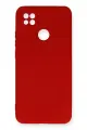 Newface Xiaomi Redmi 9C Kılıf Nano içi Kadife Silikon - Kırmızı