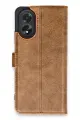 Newface Oppo A38 Kılıf Trend S Plus Kapaklı Kılıf - Taba