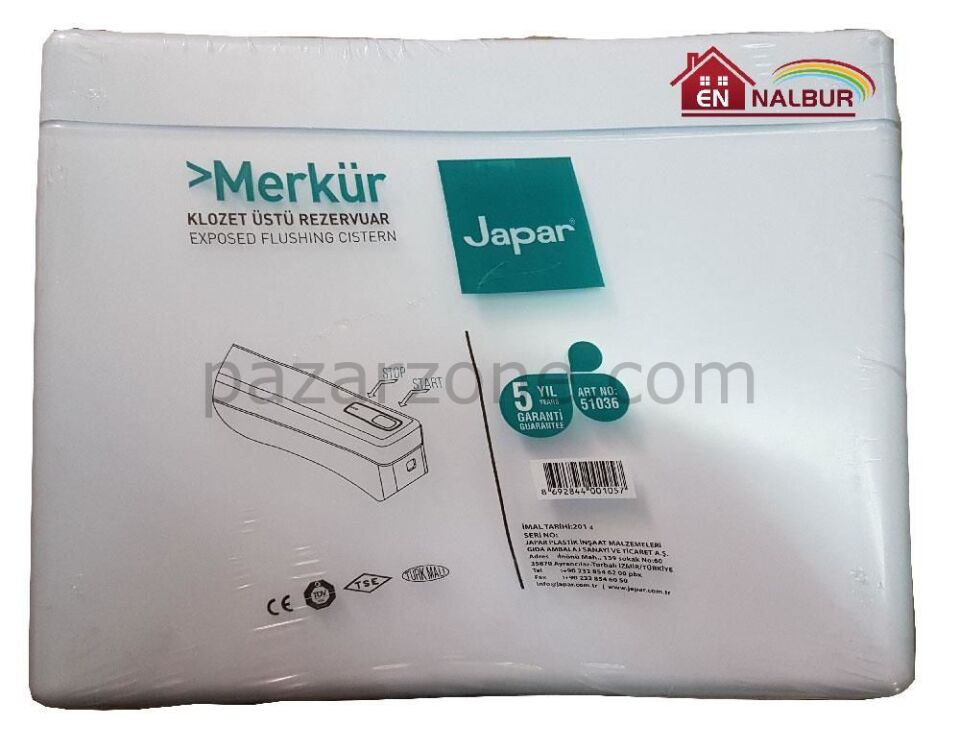 Japar 51036 Merkür Basma Rezarvuar
