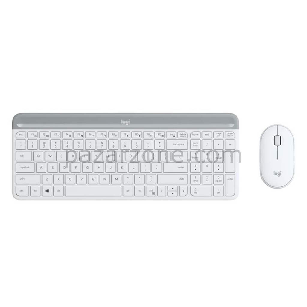LOGITECH MK470 Beyaz, 920-009436, Kablosuz, Türkçe Q, Klavye Mouse Set