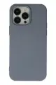 Newface Apple iPhone 15 Pro Max Kılıf Nano içi Kadife Silikon - Gri